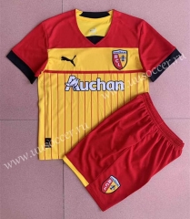 2022-23 RC Lens  Home Red&Yellow Soccer Uniform AAA-AY