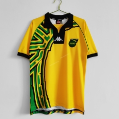 1998 Jamaica Home Yellow Soccer Thailand jersey-c1046