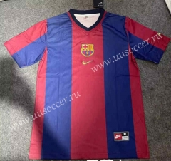 98-99  Retro Version Barcelona Home Red&Blue  Thailand Soccer Jersey AAA-9409