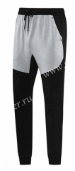 Without Logo 2022-23 Black&Gray Soccer Thailand pants -LH