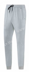 Without Logo 2022-23 Grey Soccer Thailand pants -LH