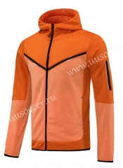 Without Logo 2022-23 Orange Soccer Thailand Jacket With Hat-LH
