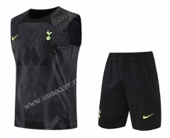 2022-23 Tottenham Hotspur  Black Soccer Vest-4627