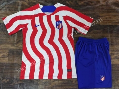 2022-23  Atlético Madrid Home Red&White Soccer Uniform-709