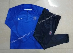 2022-23  Paris SG Cai Blue Thailand Soccer Tracksuit Uniform-815