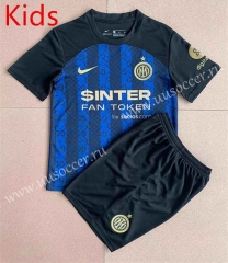 2022-23 Concept version  Inter Milan  Blue&Black kids Soccer Uniform-AY