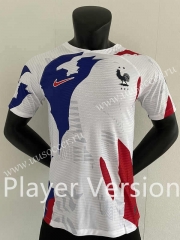 Player Version2022-23 special edition  France White&Blue  Thailand Soccer Jersey AAA-2016