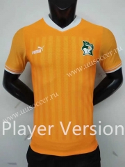 Player Version 2022-23 Cote d'Ivoire Home Orange Soccer Thailand AAA-2273