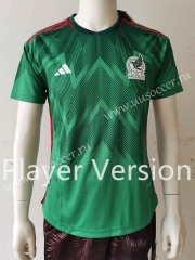 Player Version 2022-23   Mexico Home Green  Thailand Soccer Jersey AAA-807