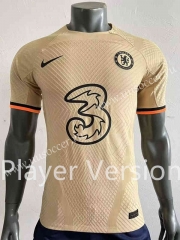 Player version 2022-23 Chelsea Away Yellow Thailand Soccer Jersey AAA-518