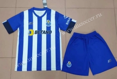 2022-23 Porto Home Blue & White Soccer Uniform-718
