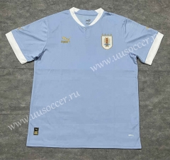(s-4xl)2022 World Cup  Uruguay Home Blue Thailand Soccer Jersey AAA-3066