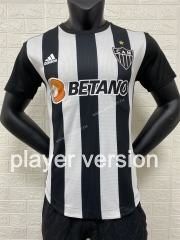 Player Version 22-23 Atlético Mineiro Home Black&White Thailand Soccer Jersey AAA-888