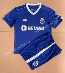 2022-23 Porto 2nd Away Blue Soccer Uniform-AY