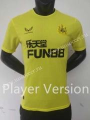 Player version 2022-23 Newcastle United Goalkeeper Yellow Thailand Soccer Jersey AAA-2273
