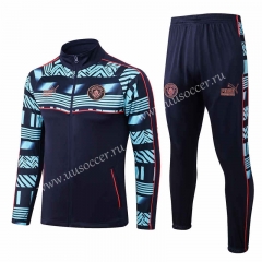 2022-23 Manchester City Royal Blue Thailand Soccer Jacket Uniform-815