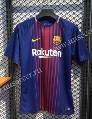 17-18 Retro Version Barcelona Home Red&Blue  Thailand Soccer Jersey AAA-2669