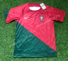 (S-4xl)2022-23 Portugal Home Red&Green  Thailand Soccer Jersey AAA-305