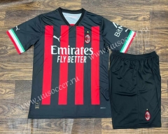 2022-23  AC Milan  Red&Black  Soccer Uniform-709