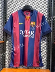 14-15 Retro Version Barcelona Home Red&Blue  Thailand Soccer Jersey AAA-2669