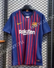 18-19 Retro Version Barcelona Home Red&Blue  Thailand Soccer Jersey AAA-2669