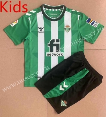 2022-23 Real Betis  Home Green&White kids  Soccer Uniform-AY