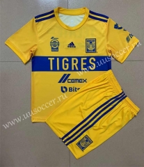 2022-23 Tigres UANL Home Yellow Soccer Uniform-AY