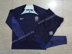 2022-23 Inter Milan Royal Blue Thailand Soccer Jacket Uniform-815