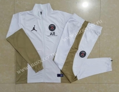 2022-23 Paris SG White Soccer Jacket Uniform -815