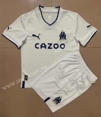 2022-23  Olympique de Marseille Home White  Soccer Uniform-AY