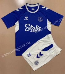 2022-23 Everton Home Blue Soccer Uniform-AY