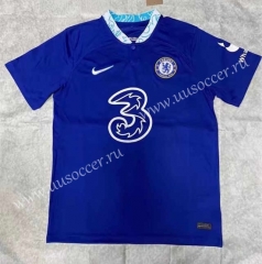 (S4XL)Correct Version 2022-23 Chelsea  Home Blue  Thailand Soccer Jersey AAA-809