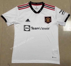 （s-4xl）Correct Version 2022-23  Manchester United Away White Thailand Soccer jersey AAA-809
