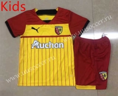 2022-23 RC Lens  Home Red&Yellow kids Soccer Uniform AAA-HR