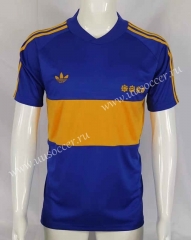 Retro Version 1981-82 Boca Juniors Home Blue  Thailand Soccer Jersey-503