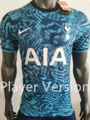 Player Version 2022-23 Tottenham Hotspur Away  Blue  Thailand Soccer Jersey AAA-518
