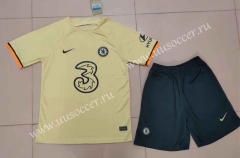 2022-23 Chelsea Away Yellow Soccer Uniform-718