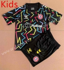 2022-23 Bristol City Goalkeeper Black  kids Soccer Uniform-AY