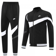 2022-23  Nike Black &White Soccer Jacket Uniform -LH