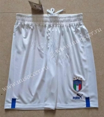 2022-23  Italy Home White Thailand Soccer Shorts