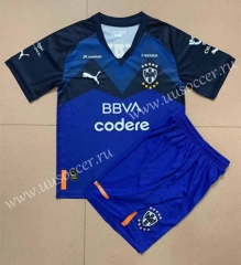 2022-23 Monterrey Away Blue  Soccer Uniform-AY