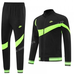 2022-23  Nike Black &Green Soccer Jacket Uniform -LH