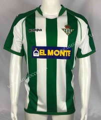 01-02 Real Betis Home White&Green Thailand Soccer Jersey AAA-503