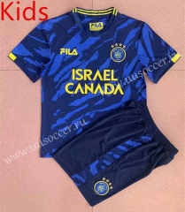 2022-23 Maccabi Tel Aviv  Away  Blue  kids  Soccer Uniform-AY