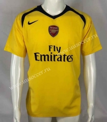 Retro Version06-07  Arsenal  Away Yellow Thailand Soccer Jersey AAA-503
