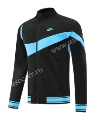 2022-23  Nike Black &Blue Soccer Jacket -LH