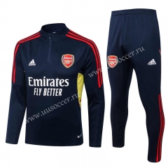 2022-23 Arsenal Royal Blue Thailand Tracksuit Uniform-815