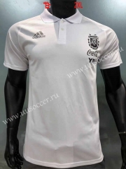 2022-23 Argentina White  Thailand Polo Shirts -2044