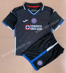 2022-23  Cruz Azul 2nd Away Black Soccer Uniform-AY