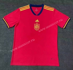 2022-23 Spain Home Red Thailand Soccer Jersey AAA-416